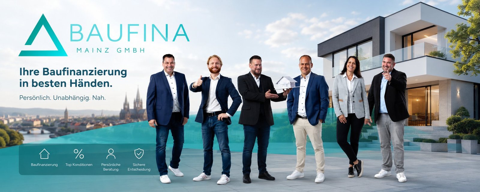 Das Team der BAUFINA Mainz GmbH